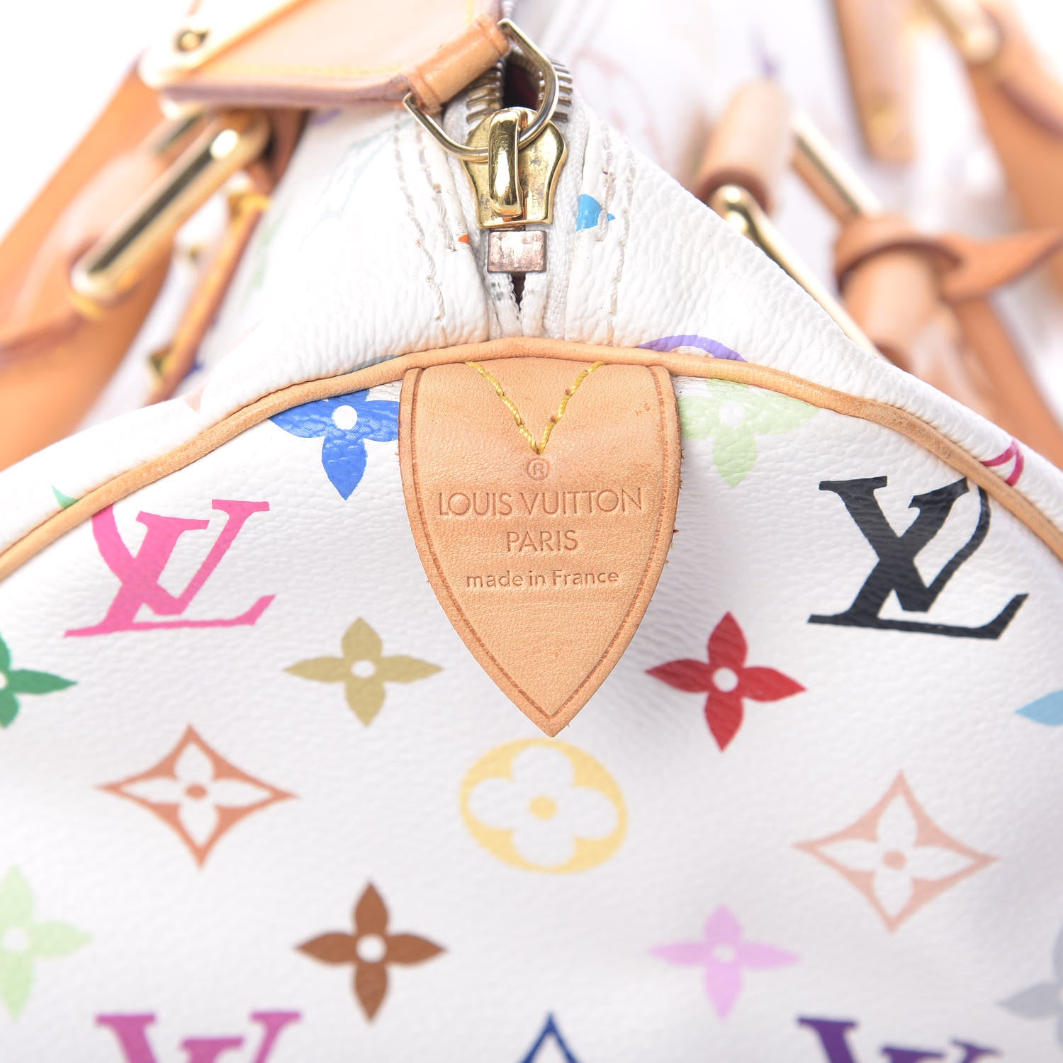 Louis Vuitton Monogram Multicolor Speedy 30 White 6 of 14