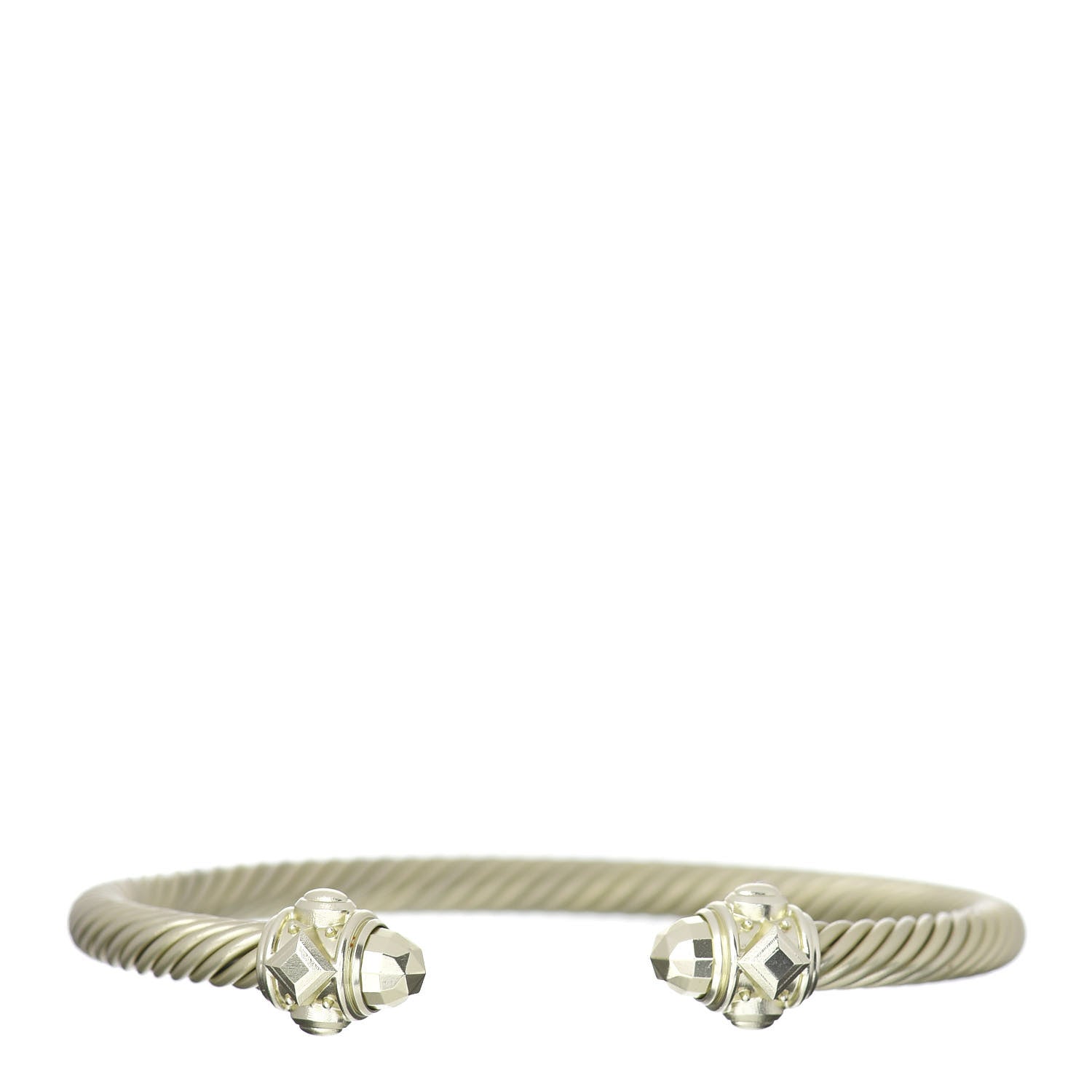 David Yurman Aluminum 5mm Renaissance Bracelet Pale Gold 1 of 4