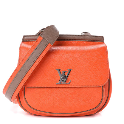 Louis Vuitton Taurillon Marceau Tangerine Taupe 1 of 8