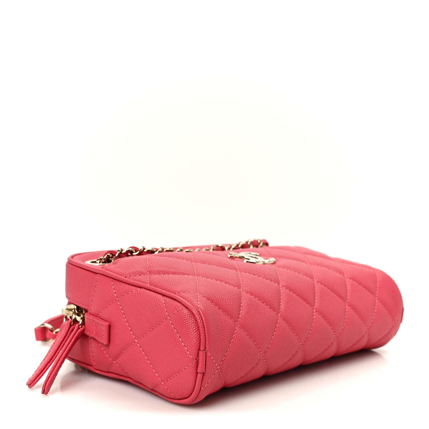 Chanel Caviar Quilted Small In & Out Camera Case Pink 4 of 11