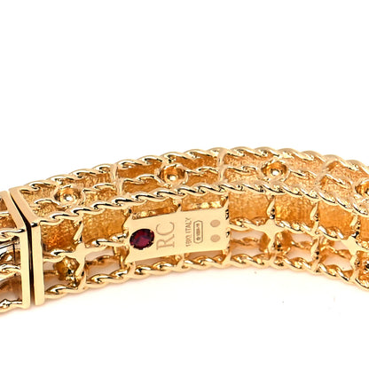 Roberto Coin 18K Yellow Gold Princess Slim Bangle Bracelet 4 of 4