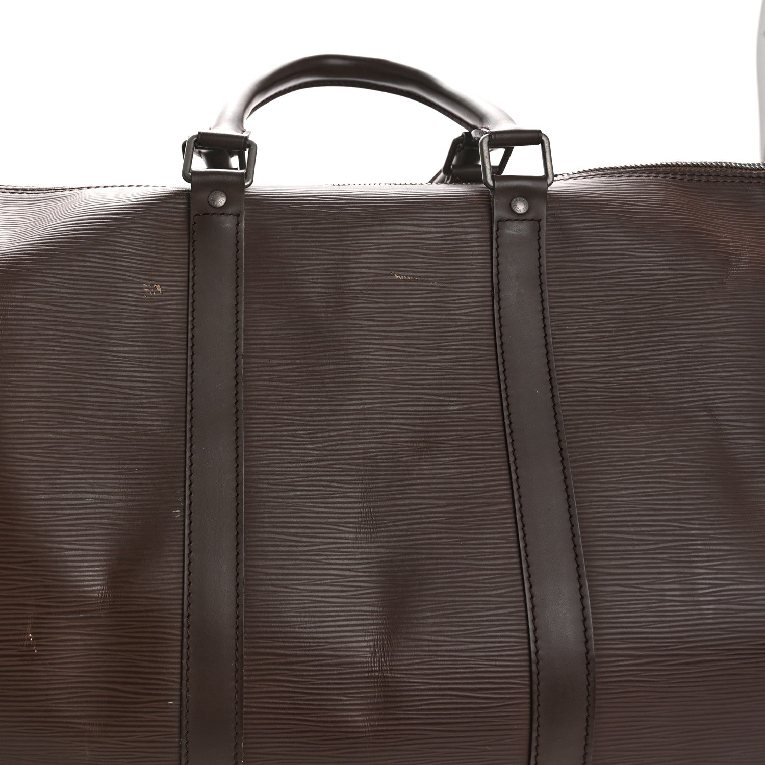 Louis Vuitton Epi Keepall 55 Moka 9 of 16