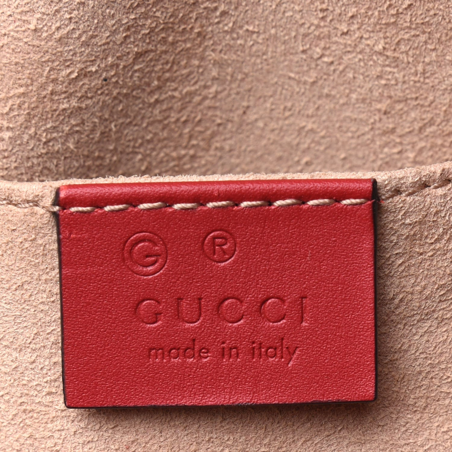 Gucci GG Supreme Monogram Blooms Mini Chain Shoulder Bag Beige Blue Navy Hibiscus Red 6 of 10