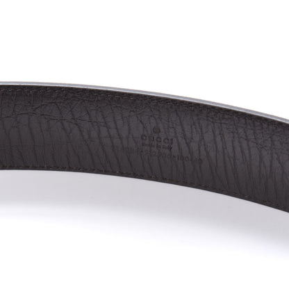Gucci GG Plus Monogram Interlocking G Belt 100 40 Dark Brown 5 of 5