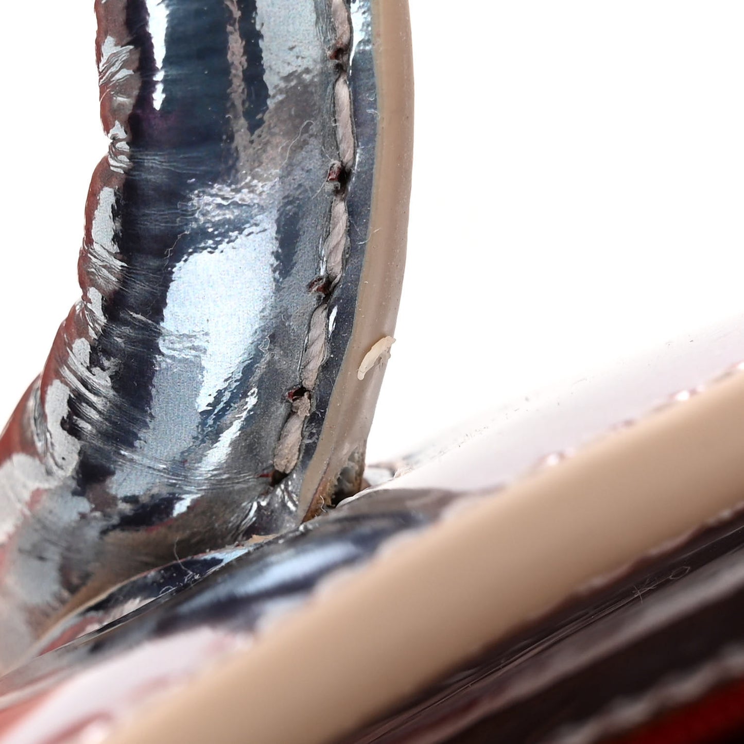 Mirror Degrade Spikes Loubinthesky Mini Paloma Leche Gold