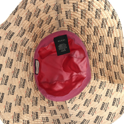 Gucci Silk Stamp Print Bucket Hat 6 of 8