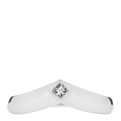 Cartier 18K White Gold Diamond Triandos Ring 56 7.5 1 of 5