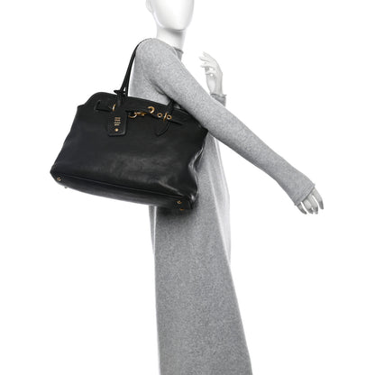 Miu Miu Nappa Medium Aventure Bag Black 2 of 12