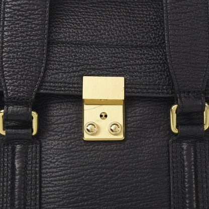 3.1 Phillip Lim 3.1 Textured Calfskin Medium Pashli Satchel Black 14 of 14