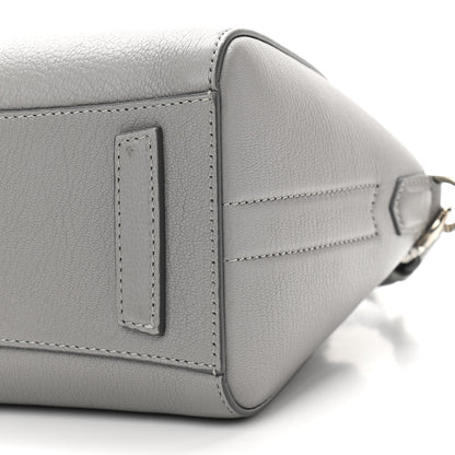 Givenchy Sugar Goatskin Mini Antigona Pearl Grey 10 of 12