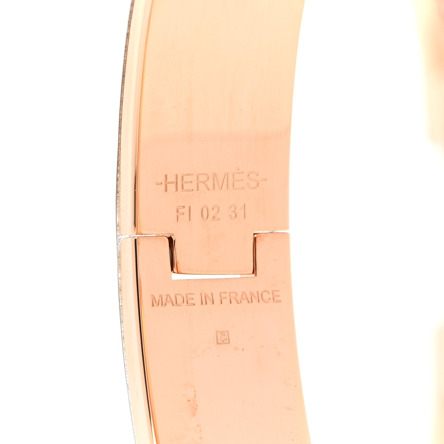 Enamel Narrow Pegase Pop Clic Clac H Bracelet PM Album De Soie Bis