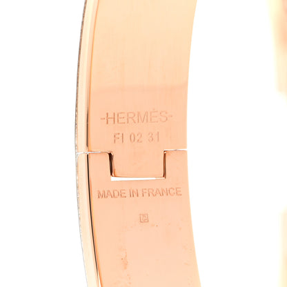 Hermes Enamel Narrow Pegase Pop Clic Clac H Bracelet PM Album De Soie Bis 5 of 7