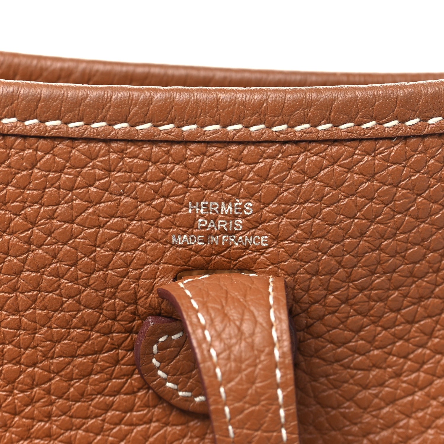 Hermes Taurillon Clemence Evelyne TPM Gold 6 of 10
