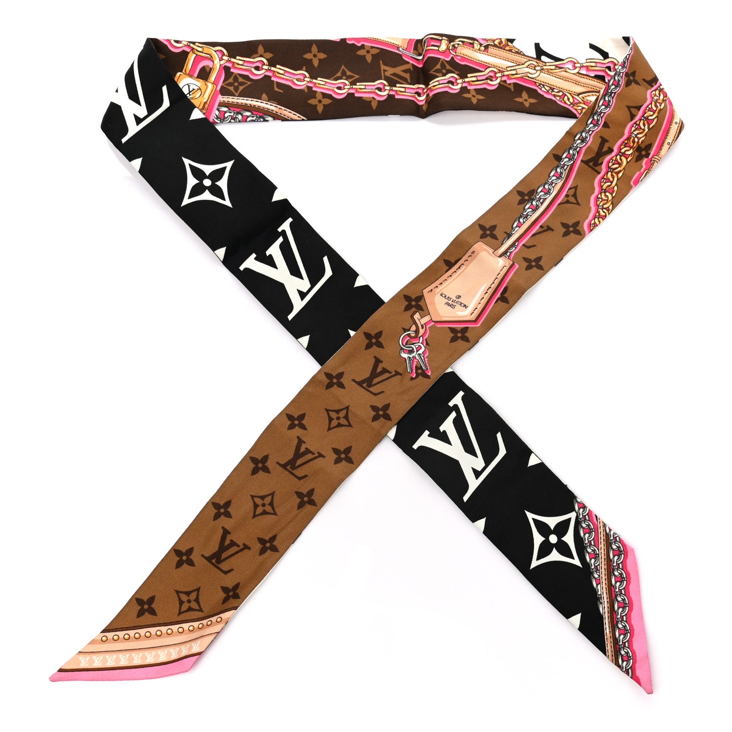 Silk Ultimate Monogram BB Bandeau Black