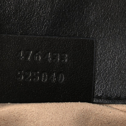 Gucci Calfskin Matelasse Super Mini GG Marmont Shoulder Bag Black 7 of 11