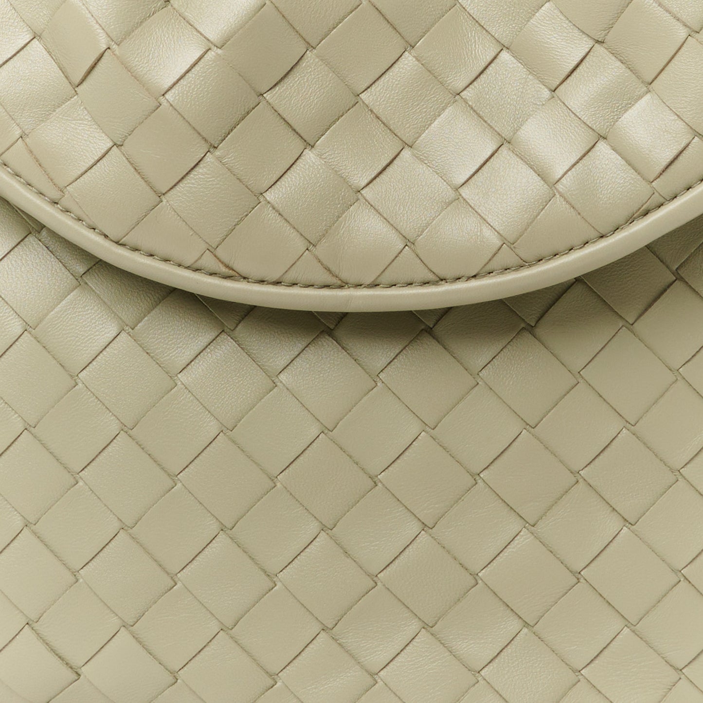 Nappa Intrecciato Medium Gemelli Travertine