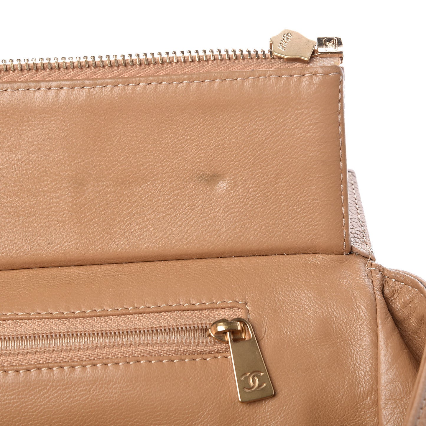 Caviar Quilted Grand Timeless Tote GTT Beige