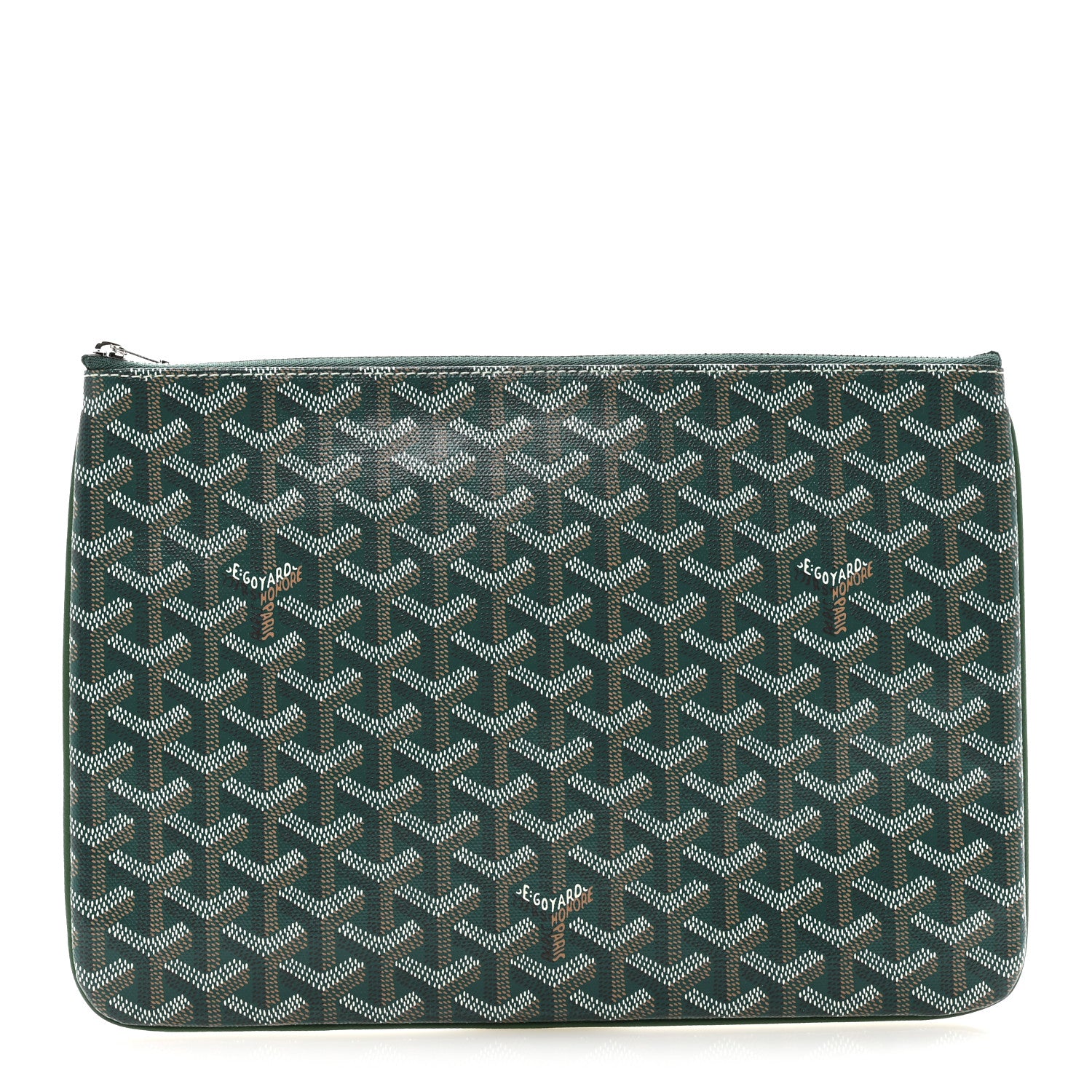 Goyard Goyardine Senat Pochette MM Green 1 of 10