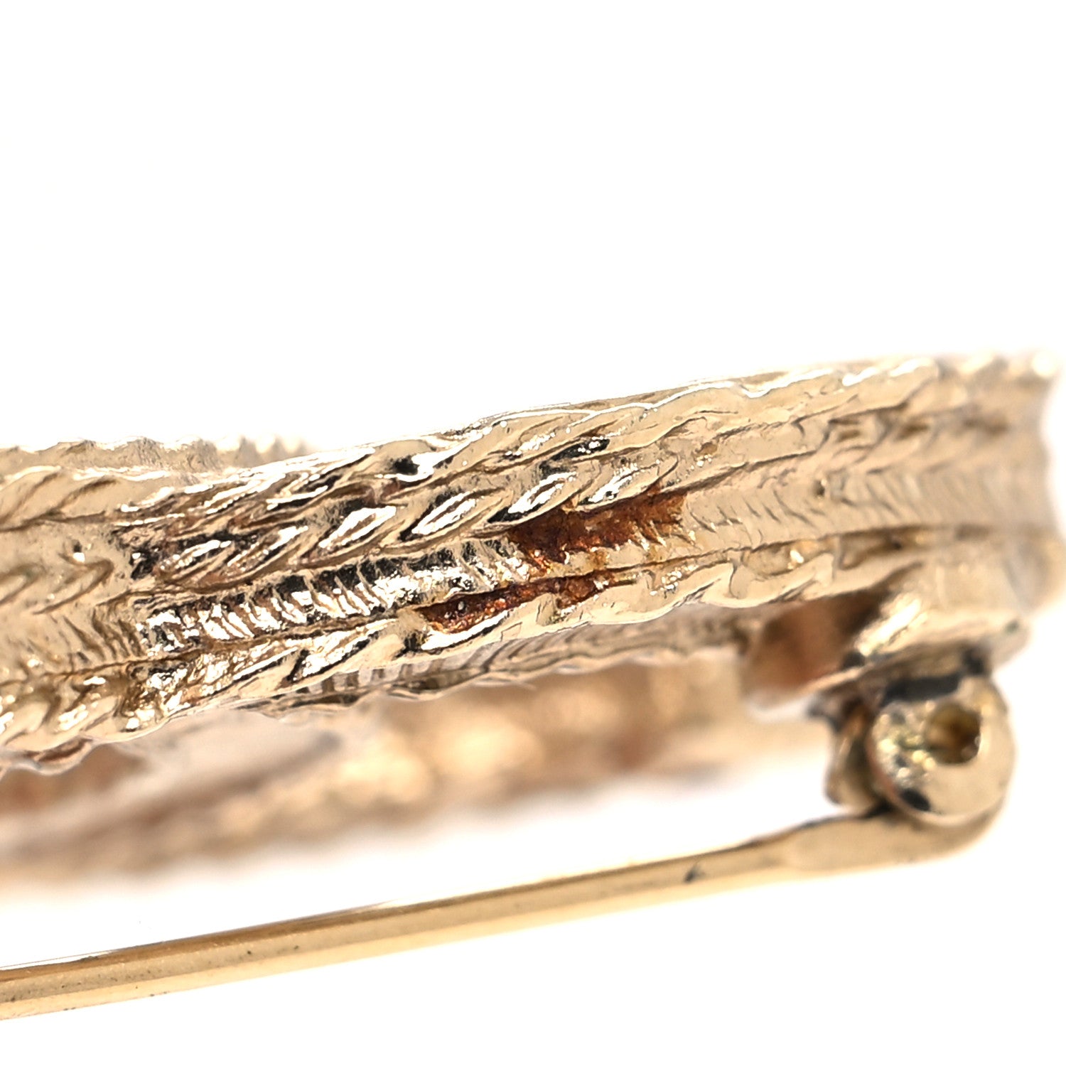 Chanel Pearl CC Brooch Light Gold 5 of 5
