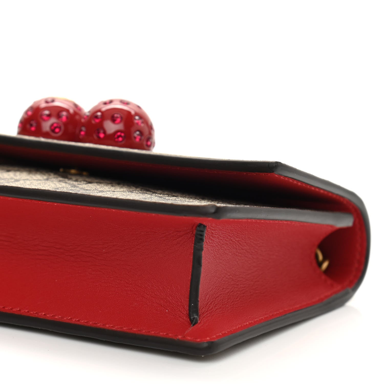 Gucci GG Supreme Monogram Mini Cherry Chain Bag 8 of 9