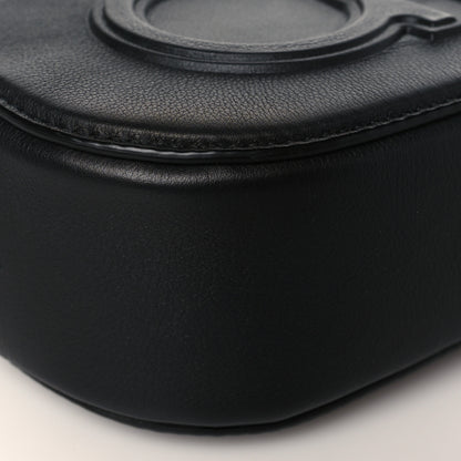 Salvatore Ferragamo Calfskin Double Gancio Crossbody Bag Black 7 of 8