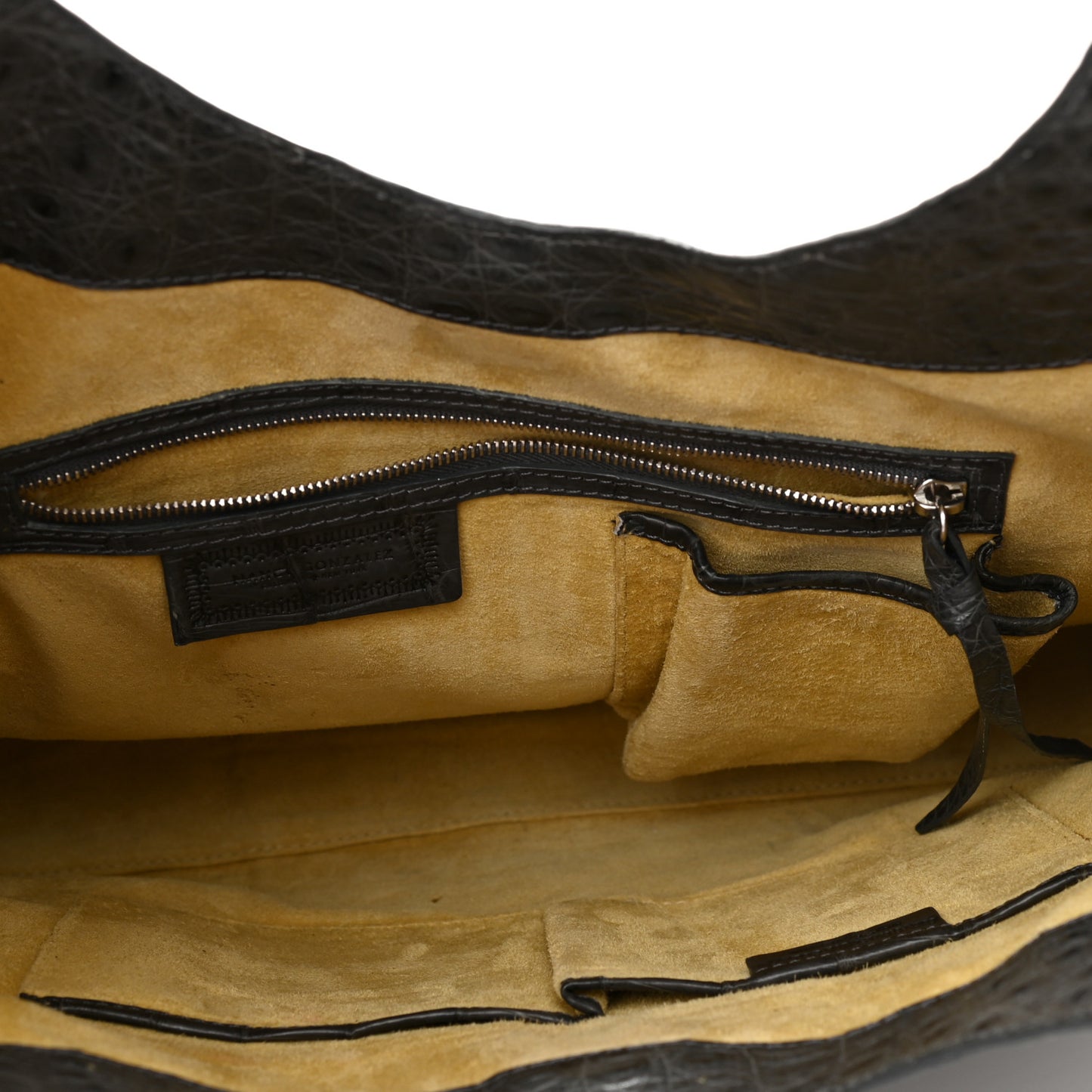 Crocodile Shoulder Bag Gray