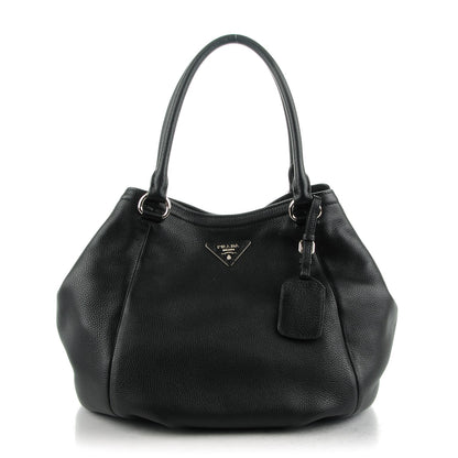 Prada Vitello Daino Shoulder Bag Nero Black 1 of 8