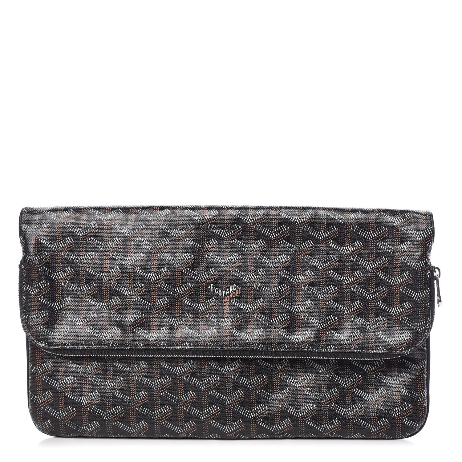 Goyard Goyardine Sainte Marie Soft Clutch Black 1 of 10