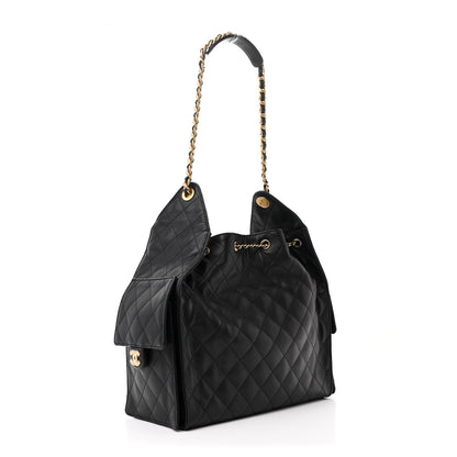 Chanel Caviar Quilted Medium Chanel 25 Handbag Black 4 of 13