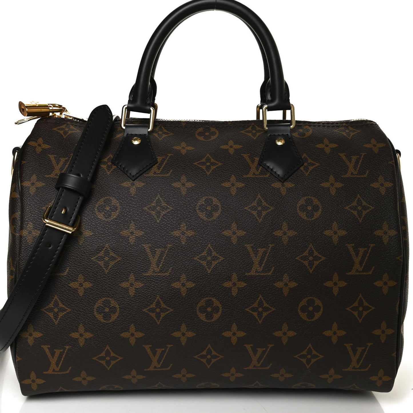 Monogram My World Tour Speedy Bandouliere 30 Black