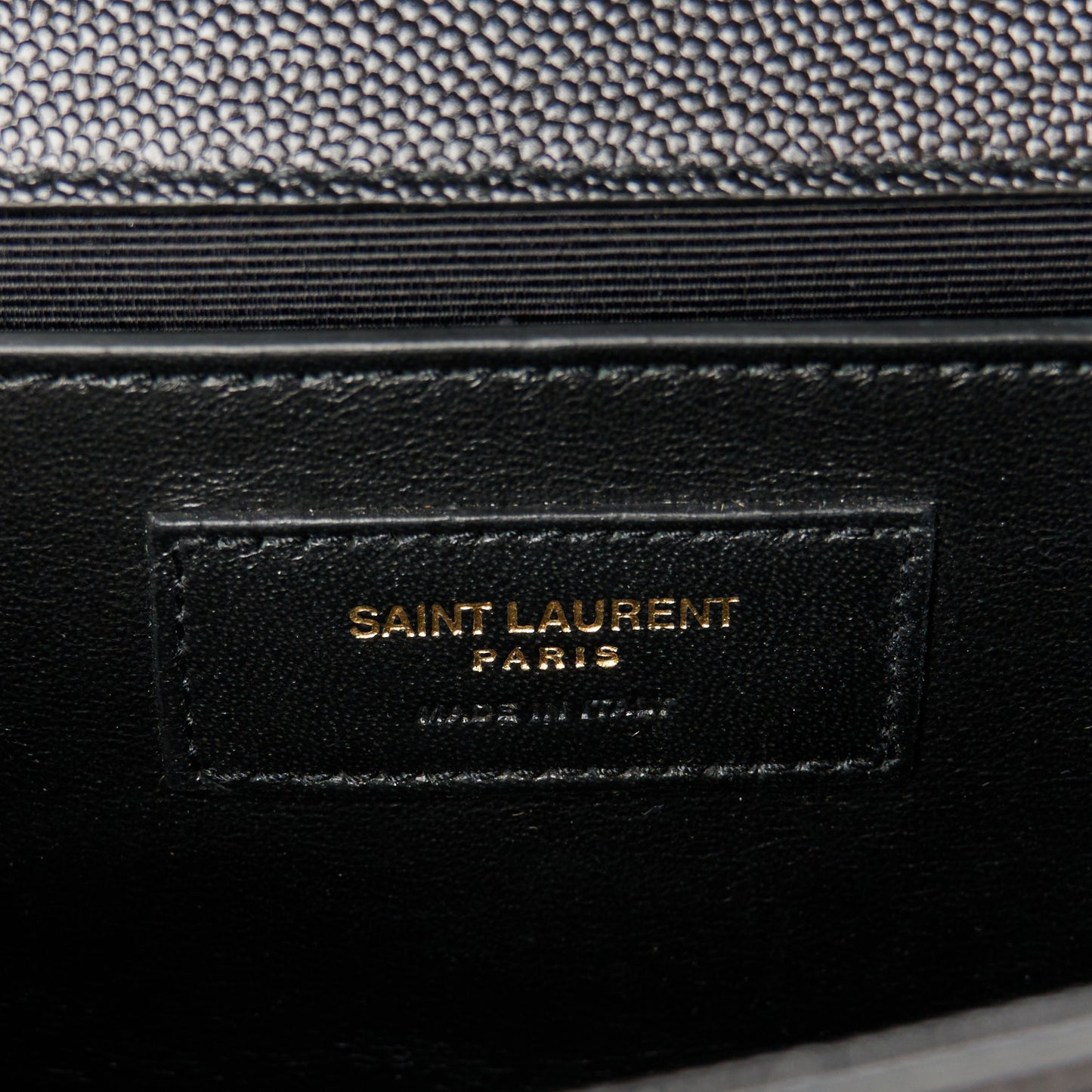 Grain De Poudre Monogram Cassandre Clutch Black