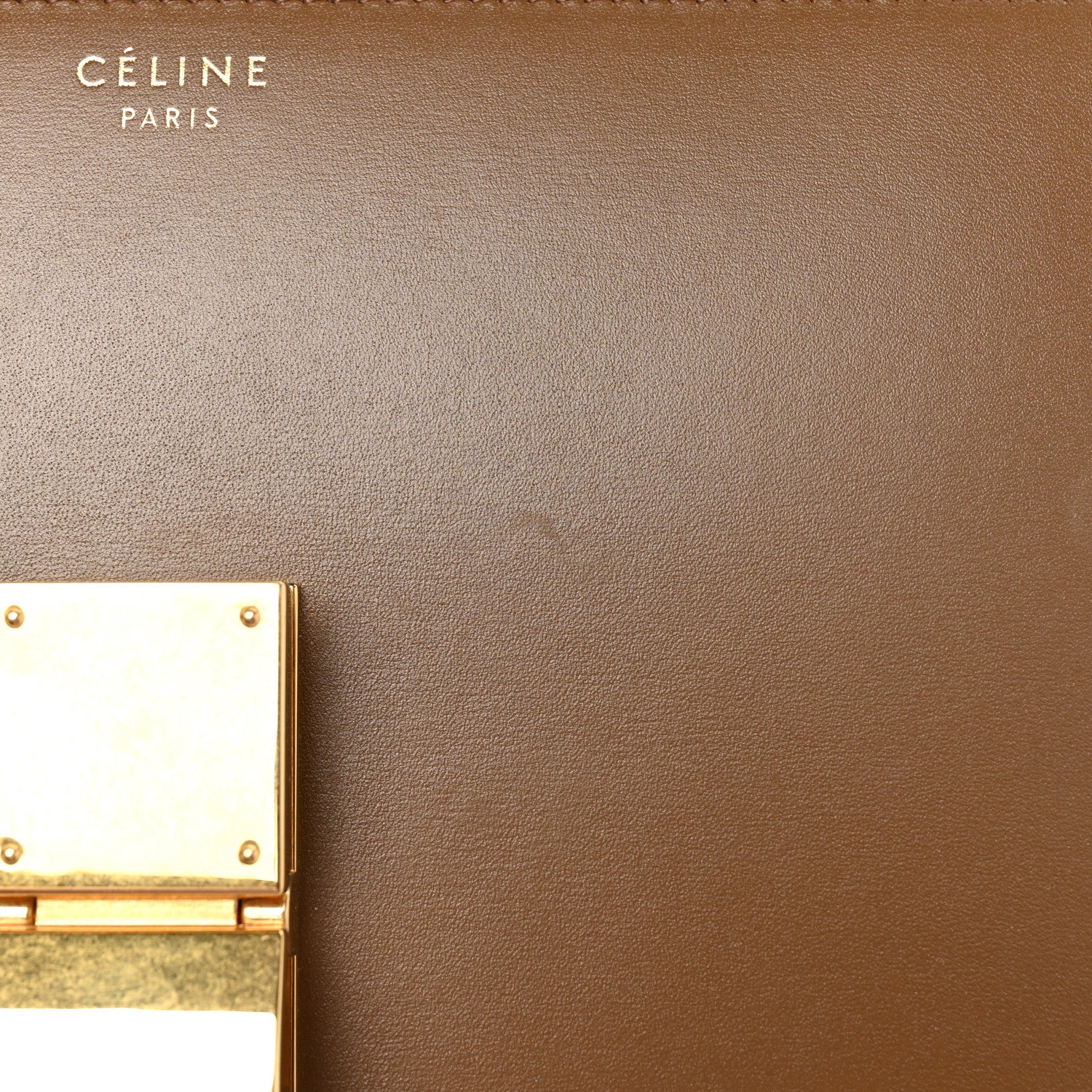 Celine Smooth Calfskin Medium Classic Box Flap Bag Camel 11 of 14