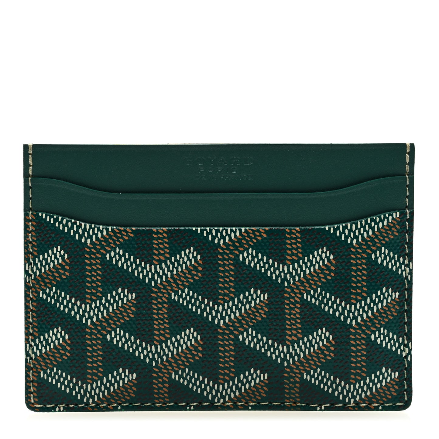 Goyardine Saint Sulpice Card Holder Green