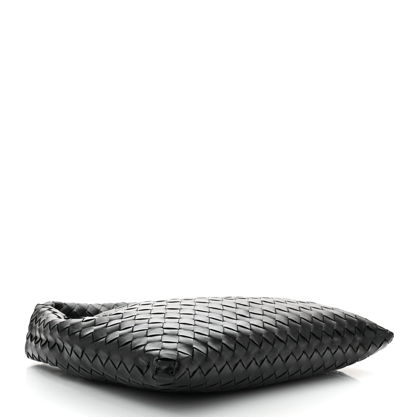 Calfskin Intrecciato Small Hop Black