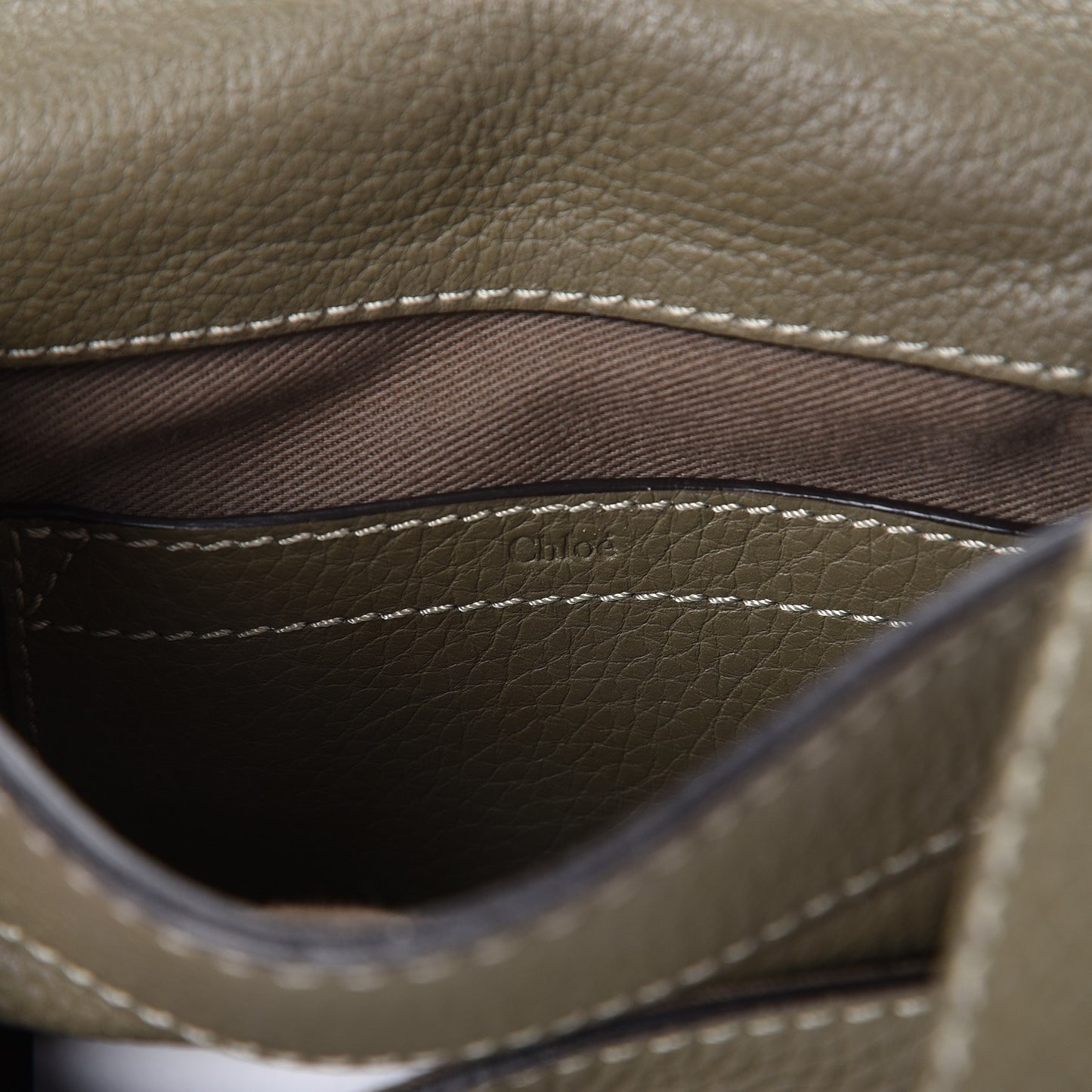 Calfskin Mini Marcie Round Crossbody Bag Baobab Green