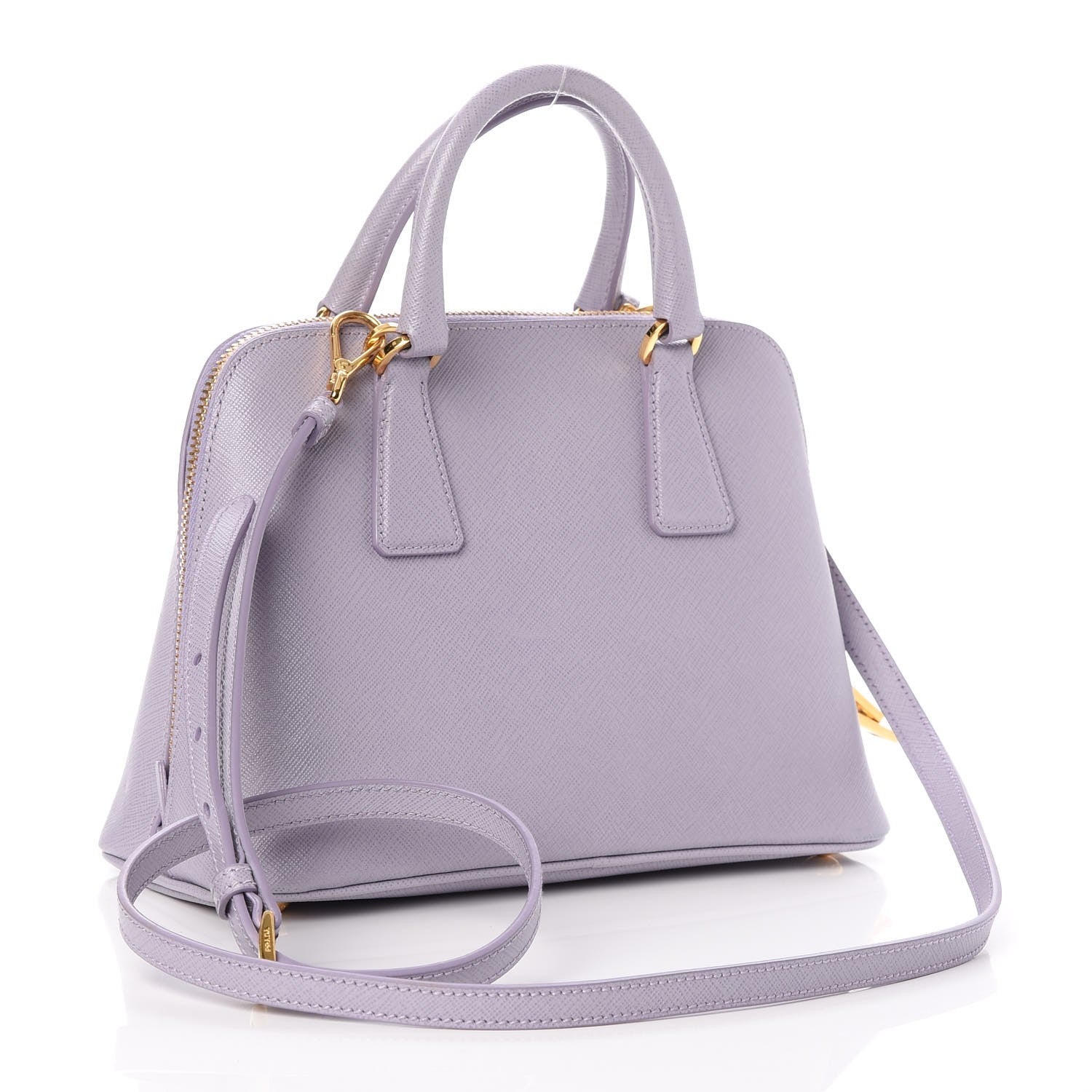 Prada Saffiano Lux Small Promenade Tote Glicine 4 of 10