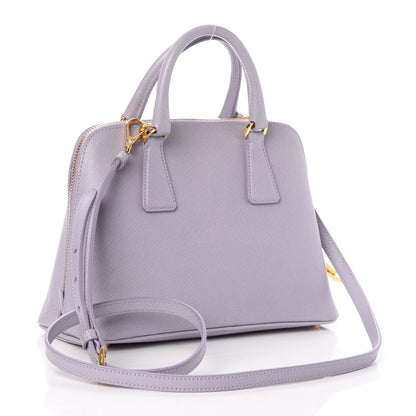 Prada Saffiano Lux Small Promenade Tote Glicine 4 of 10