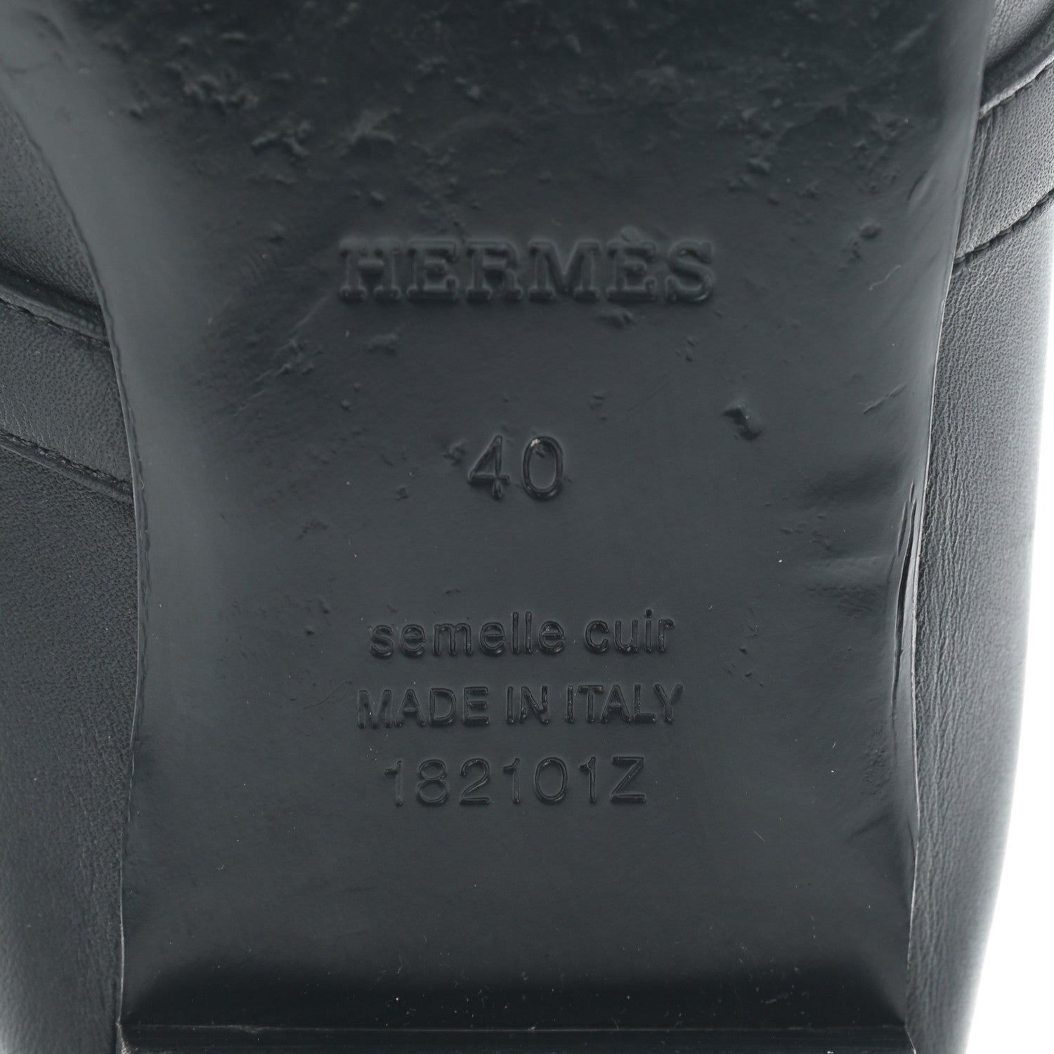 Hermes Calfskin Oz Mules 40 Black 7 of 7