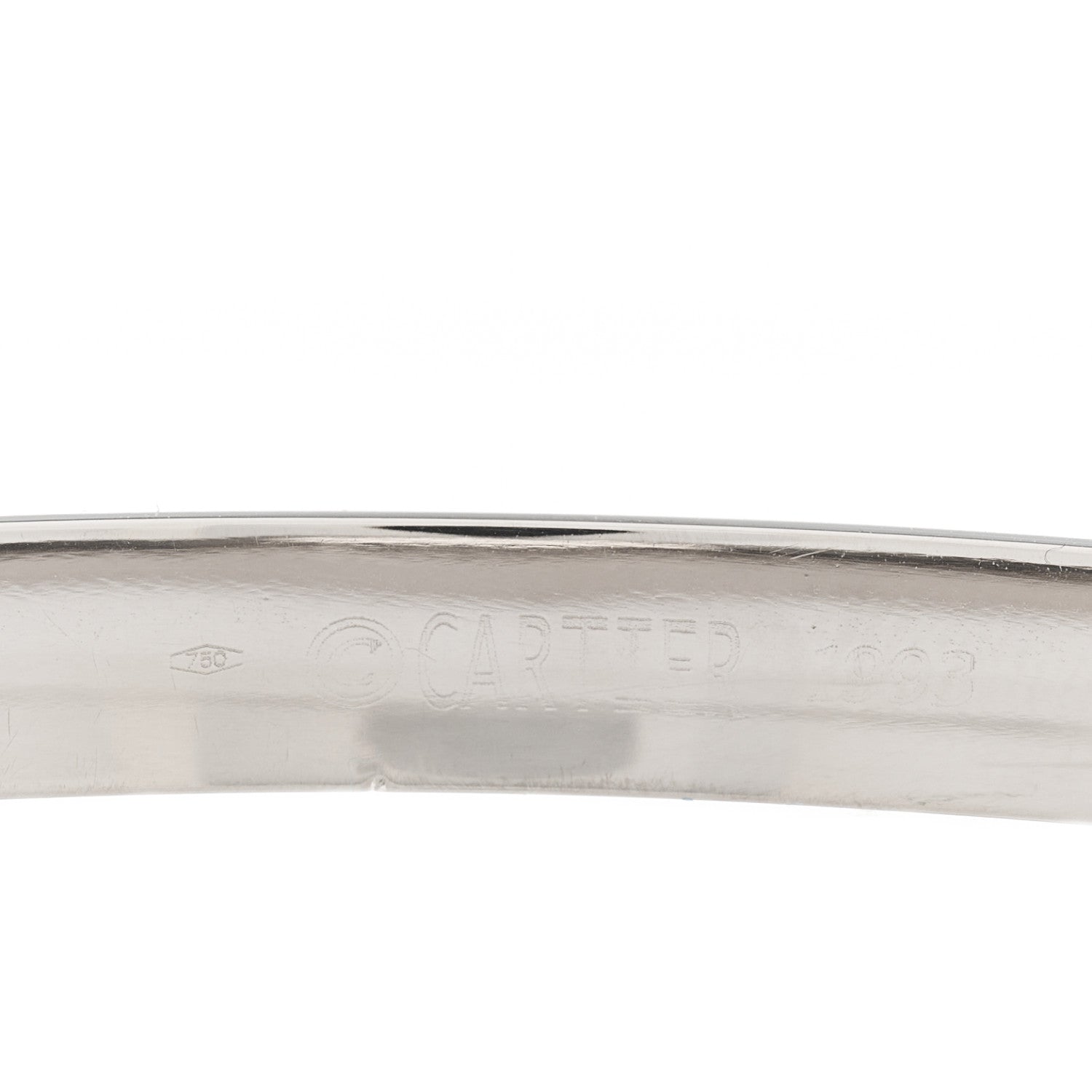 Cartier 18K White Gold LOVE Bracelet 18 3 of 8