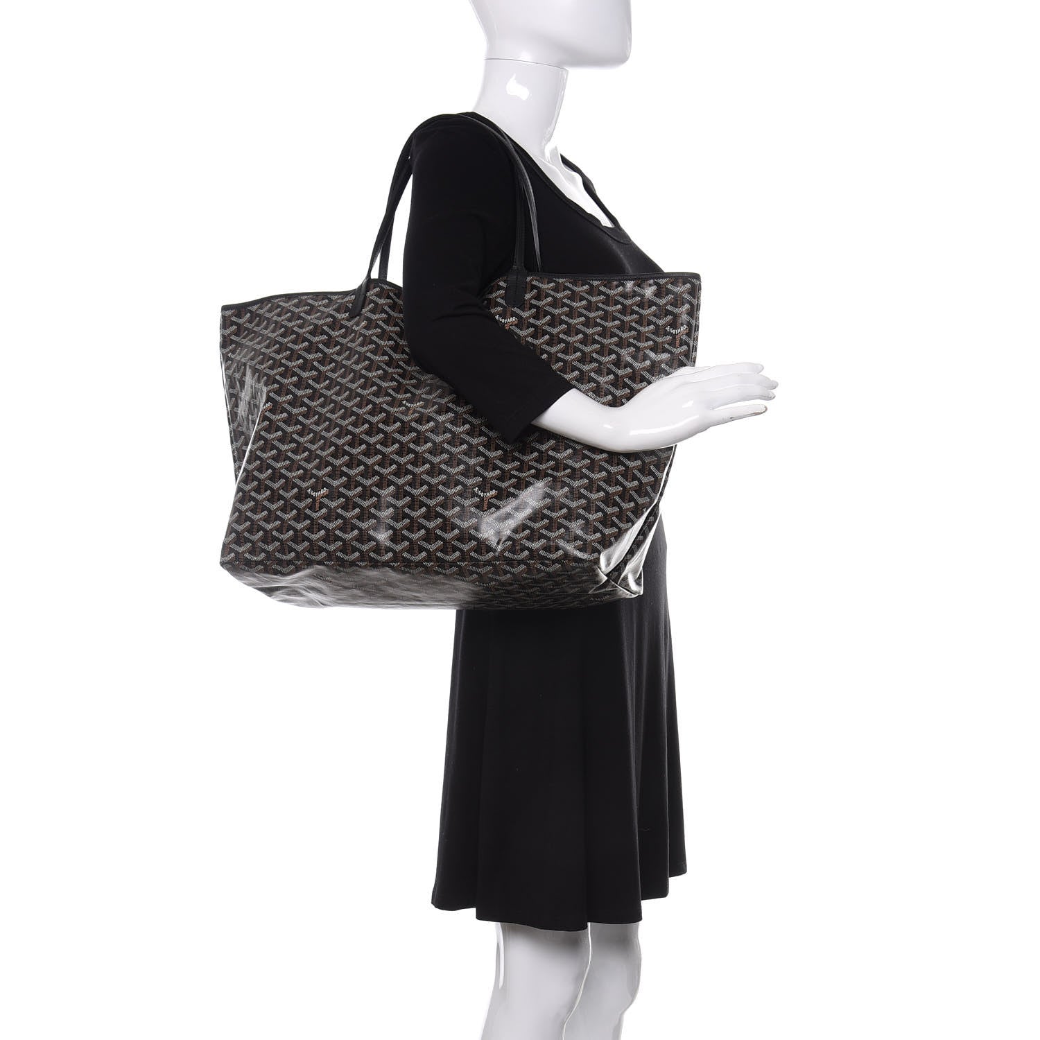 Goyard Goyardine Saint Louis GM Black 2 of 12