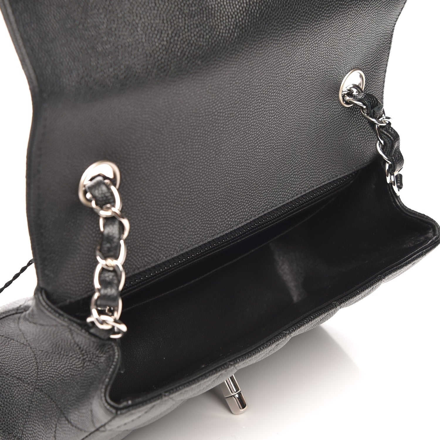 Chanel Caviar Quilted Mini Rectangular Flap Black 5 of 8