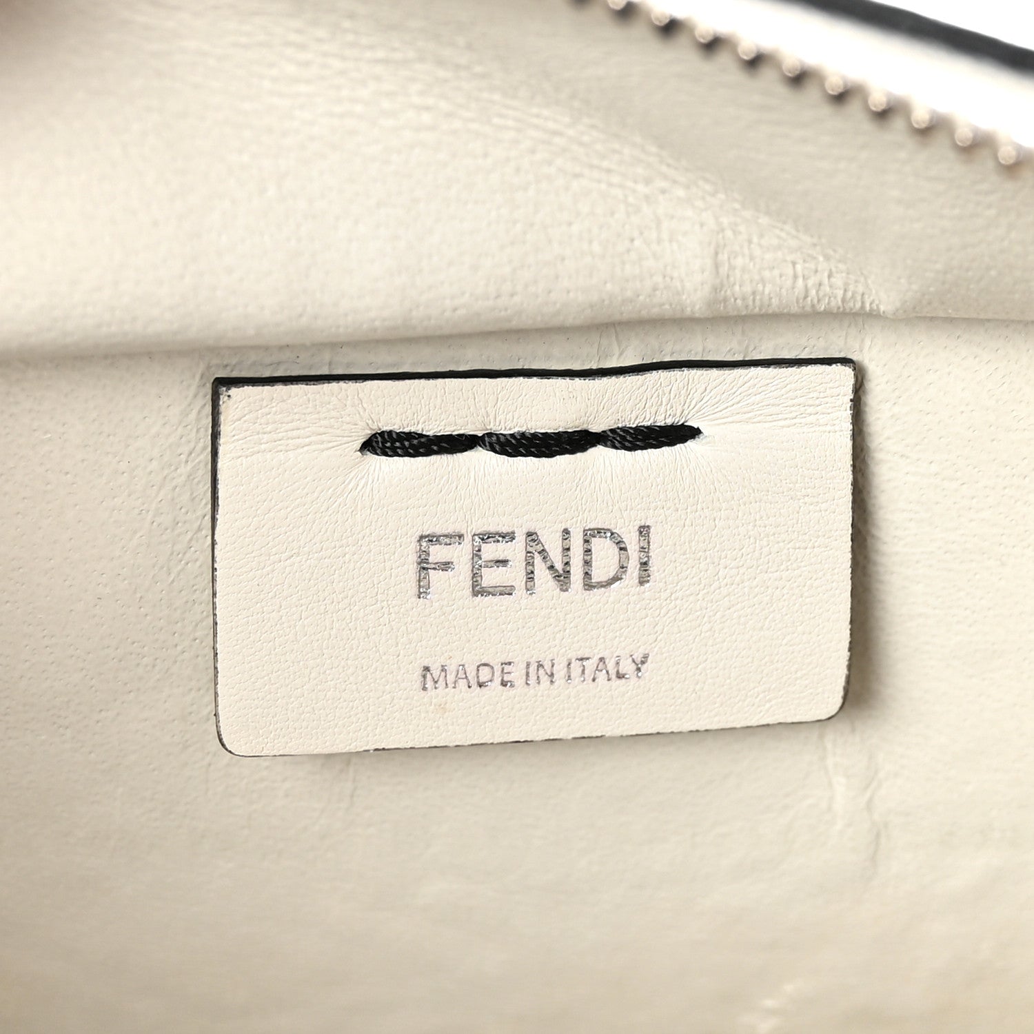 Fendi Vitello Dolce Shiny Nappa Petite 3Jours Tote Black 6 of 10