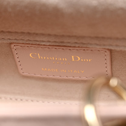 Christian Dior Lambskin Cannage Micro Lady D-Joy Rose Poudre 6 of 10