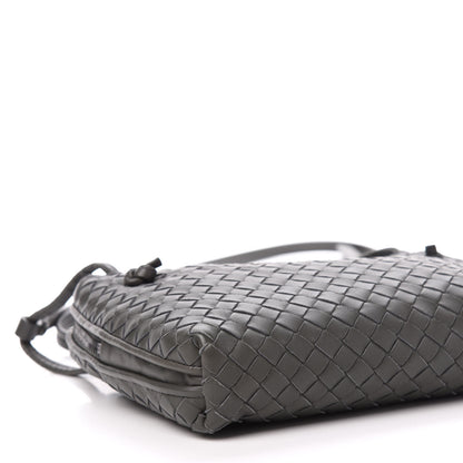 Bottega Veneta Nappa Intrecciato Pillow Crossbody Messenger Light Grey 10 of 13