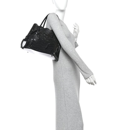 Alaia Lux Calfskin Vienne Vague Mina 32 Bag Black 2 of 11