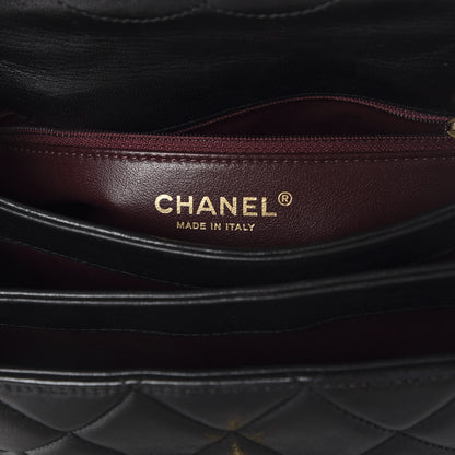 Chanel Lambskin Quilted Small Trendy CC Dual Handle Flap Bag Black 5 of 9