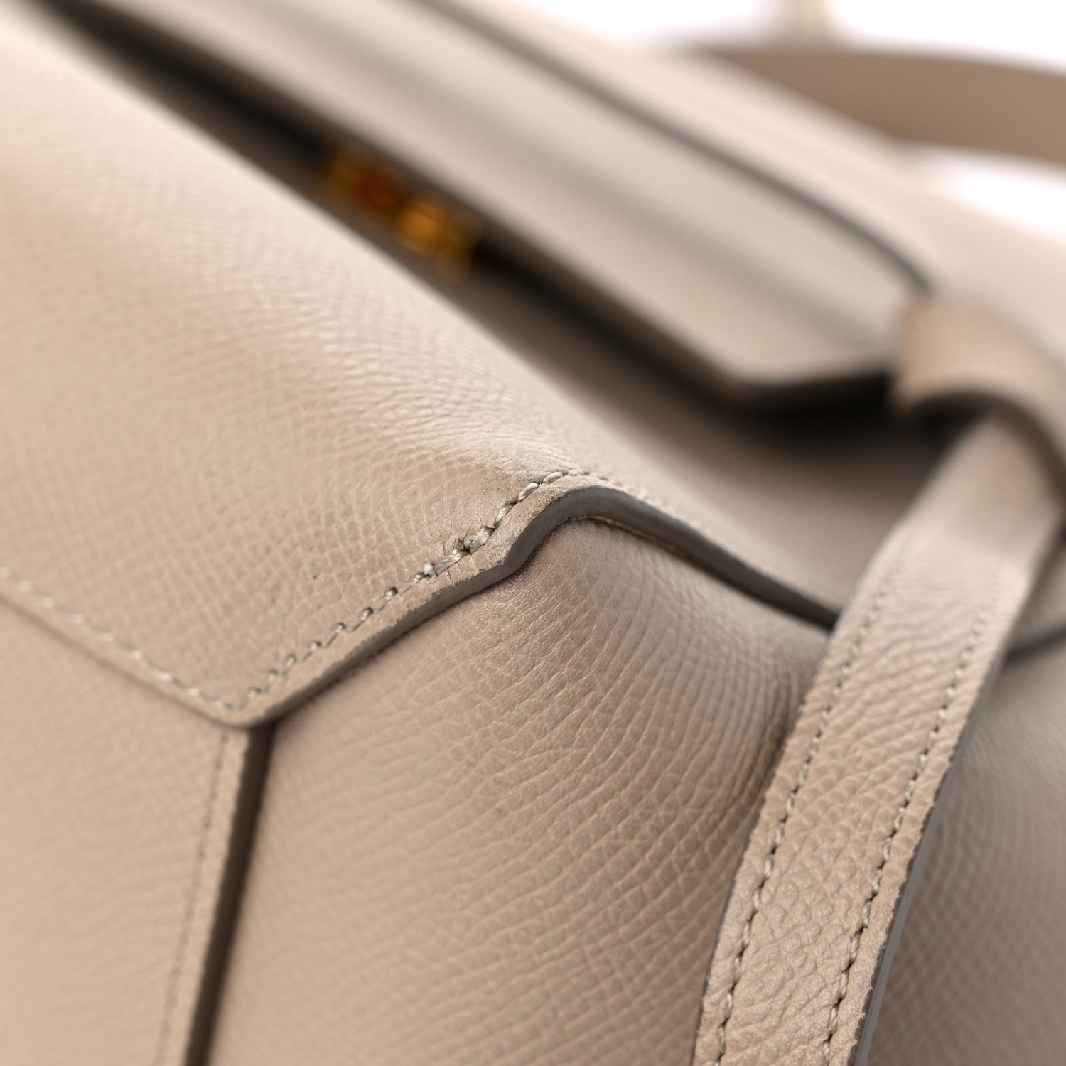 Celine Grained Calfskin Mini Belt Bag Light Taupe 10 of 16