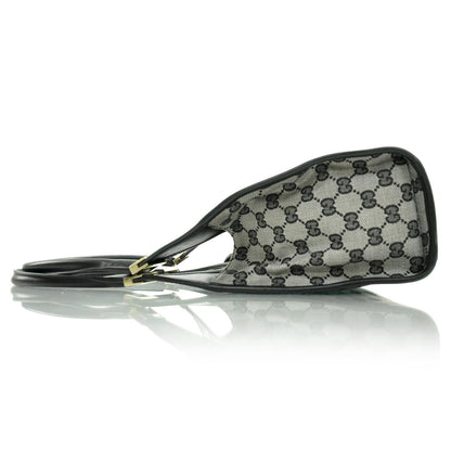 Gucci Monogram Bardot Shoulder Bag Black 6 of 10