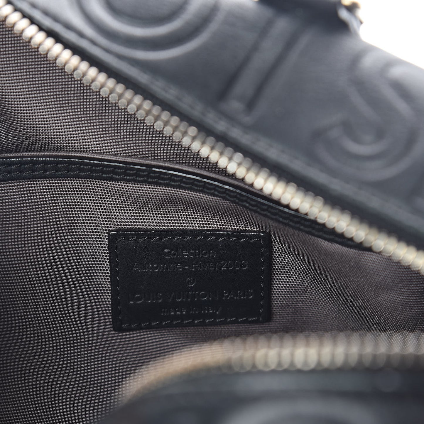 Calfskin Embossed Speedy Cube 30 Black