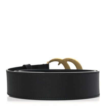 Gucci Calfskin Double G 40mm Belt 90 36 Black 3 of 6